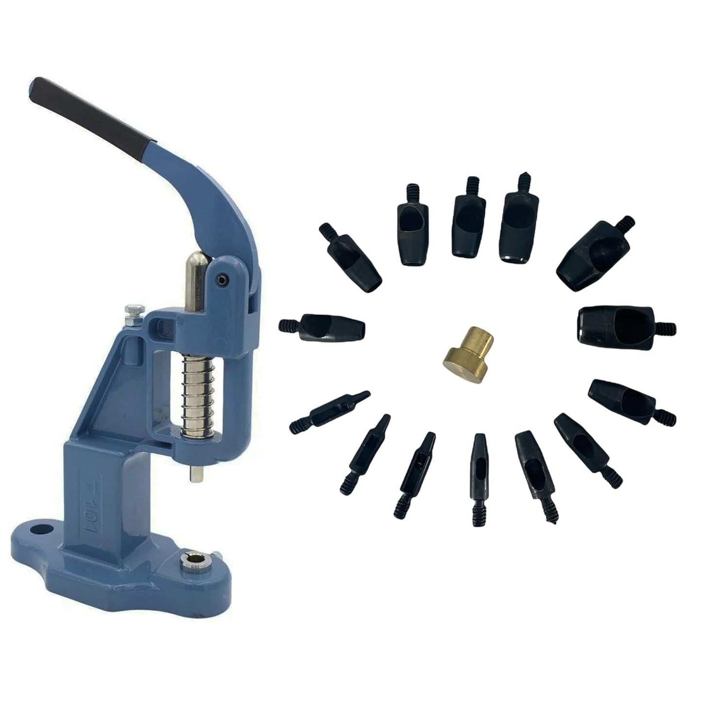 Hobby Trendy Circle Shaped Hole Punch Set with Hand Press for Leathercrafts DIY Project Crafts