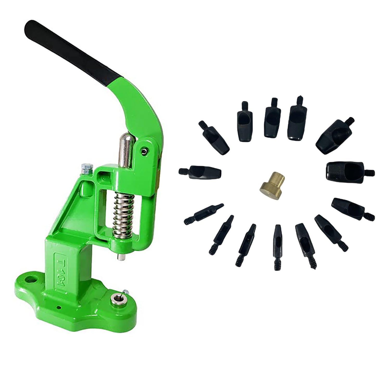 Hobby Trendy Circle Shaped Hole Punch Set with Hand Press for Leathercrafts DIY Project Crafts