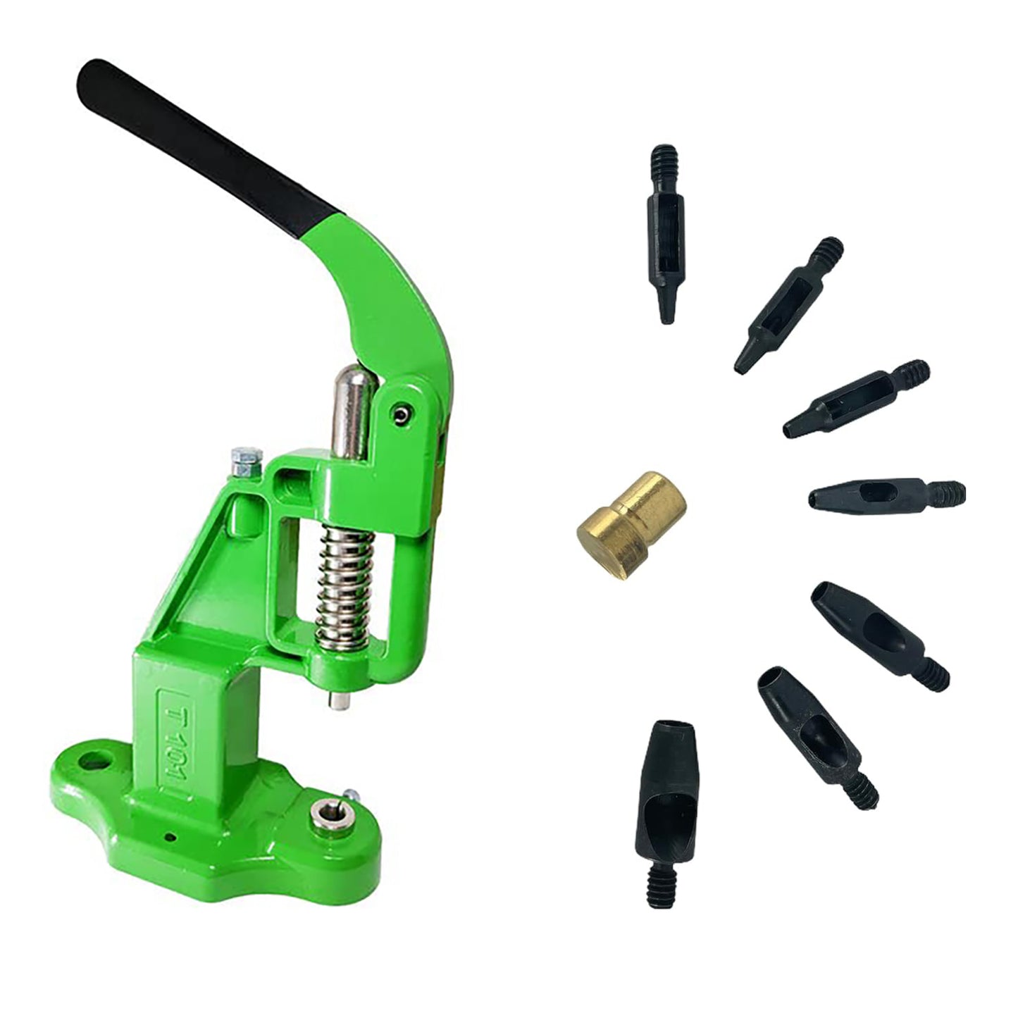 Hobby Trendy Circle Shaped Hole Punch Set with Hand Press for Leathercrafts DIY Project Crafts