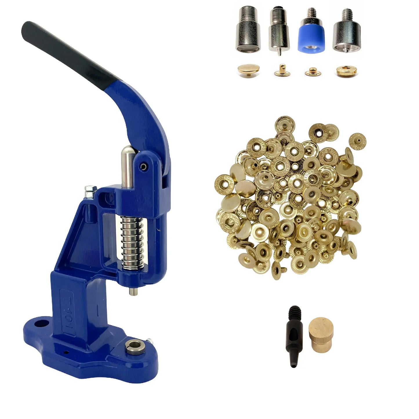 720 sets of 10mm (line 16) VT2 4 Piece Fashion Snap Buttons with Manual Press Machine, Dies, Hole Punch Tool - Image #29