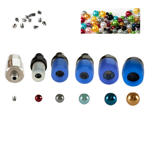 Pearl Dies Size Set 4/5/6/8/10mm for Grommet Hand Press Machine