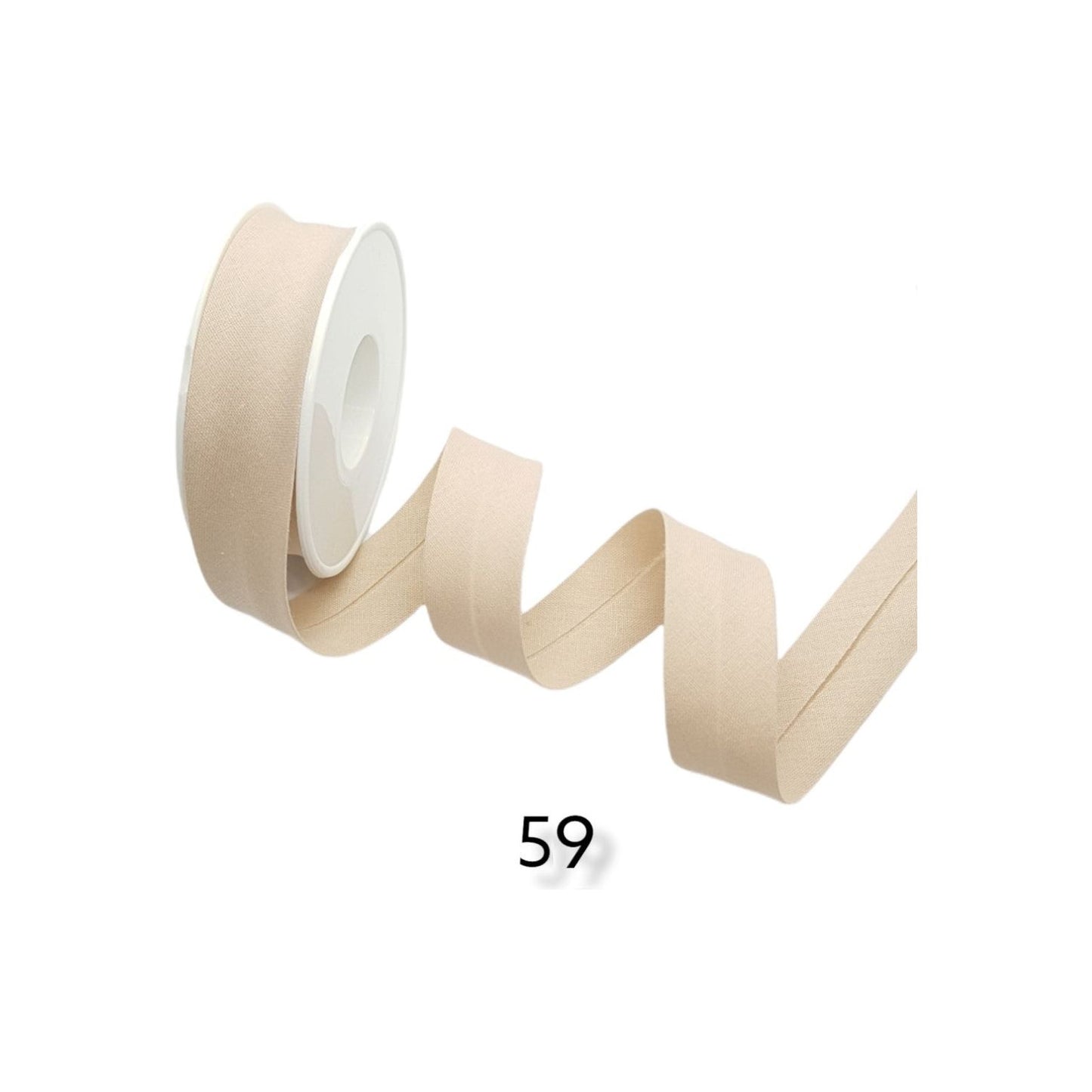Hobby Trendy 100% Cotton Bias Binding Tape (Single Fold) 20mm-13/16inch (5meters- 5.46yards) for Sewing, Seaming, Binding, Hemming, Piping, Quilting - Hobby Trendy