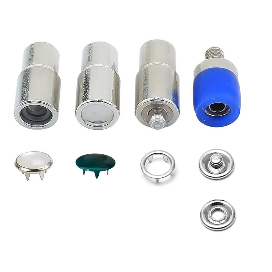 11 mm (Ln18) All in One Prong Snap Button Dies Hand Press