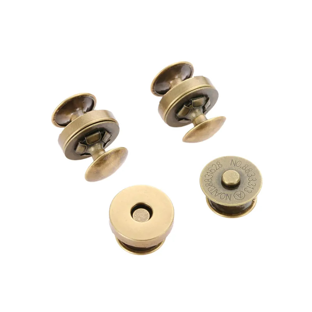 14mm and 18 mm Double Capped Magnet Snap Buttons – Hobby Trendy