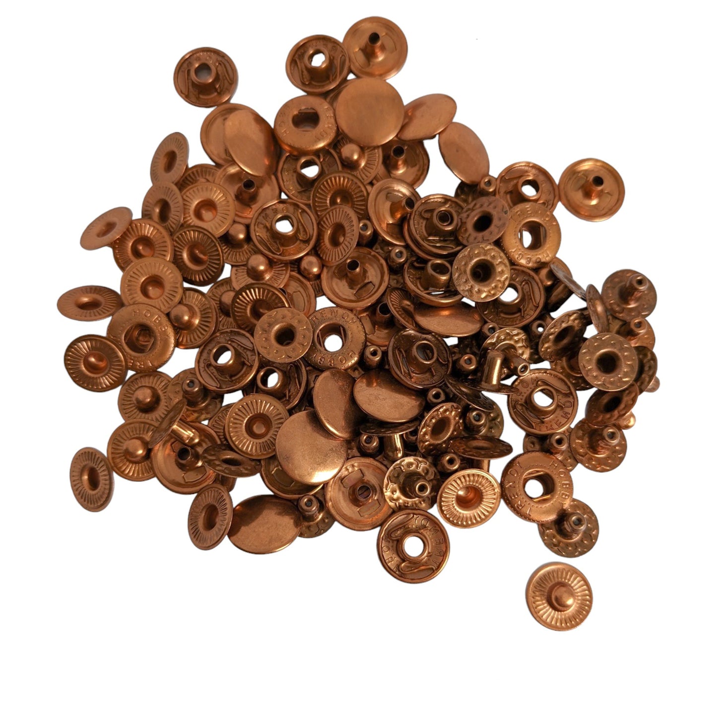 12.5 mm System 54 Round Metal Snap Buttons