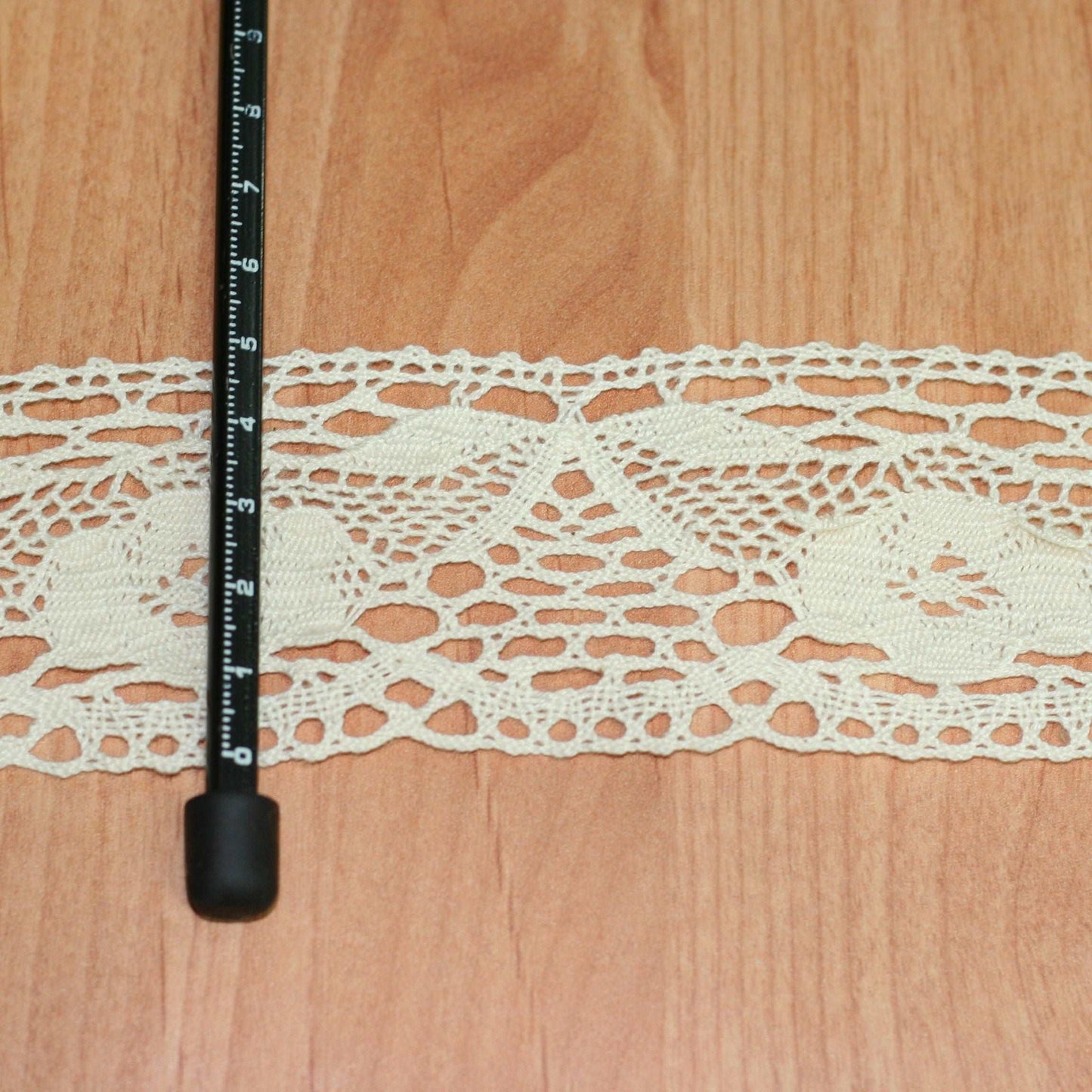 cotton crochet lace trimming - 5 mt (7581)