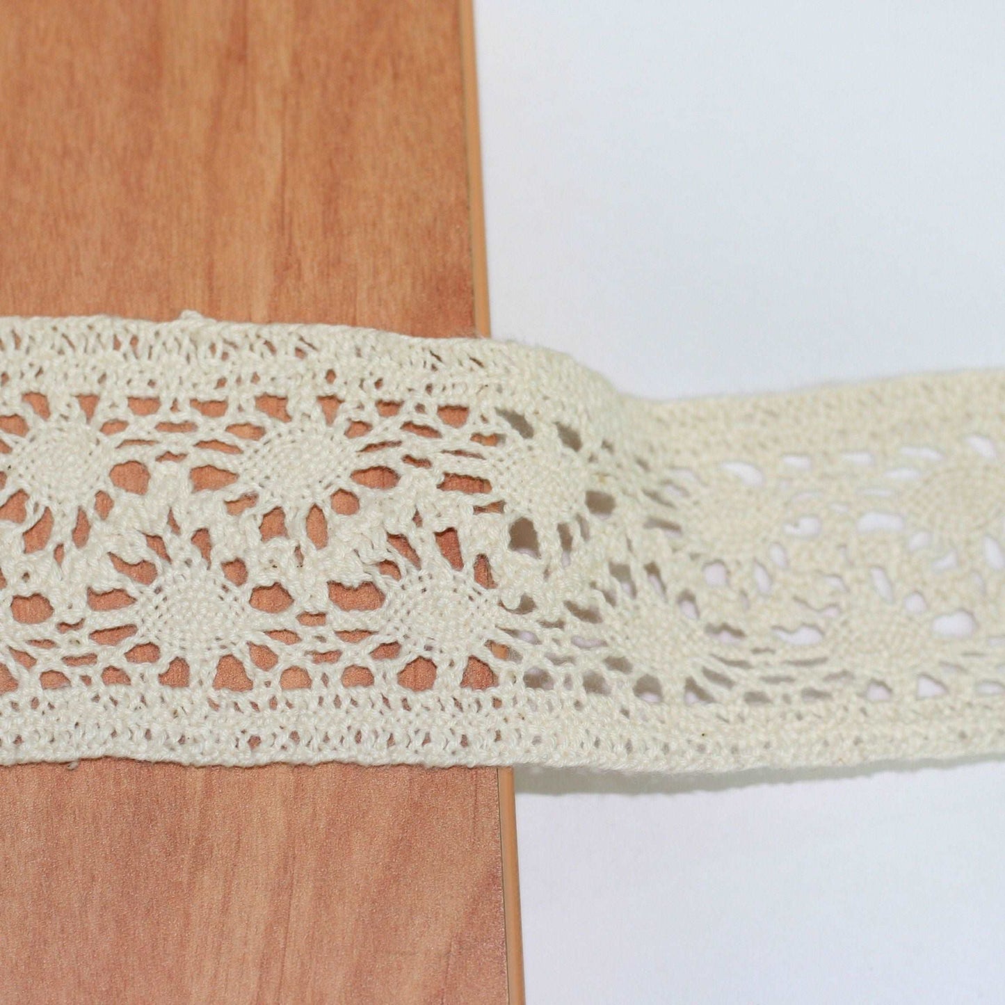 cotton crochet lace trimming - 5 mt (7170)