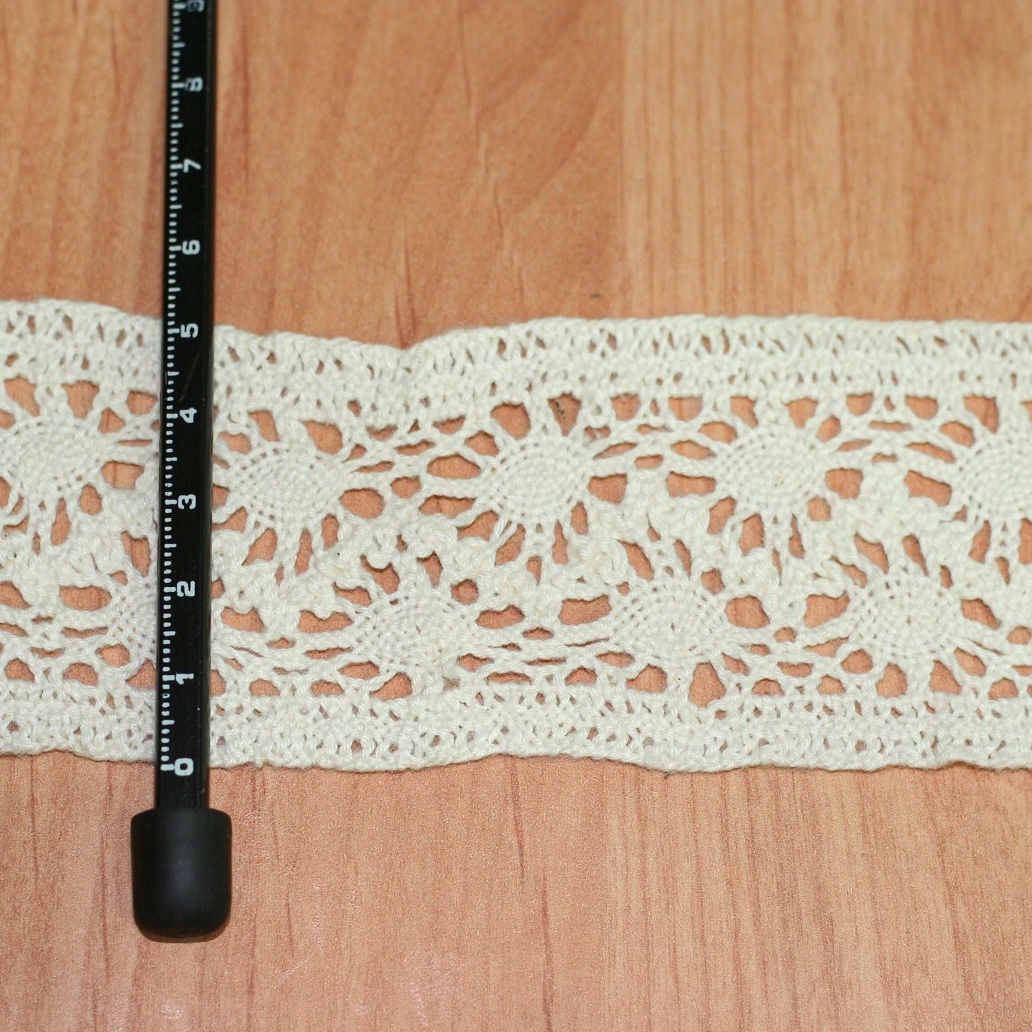 cotton crochet lace trimming - 5 mt (7170)