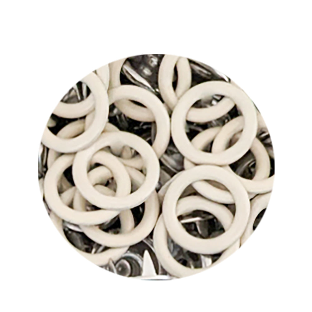 9.5 mm Prong Open Ring Snaps in 15 colors- 50 Sets