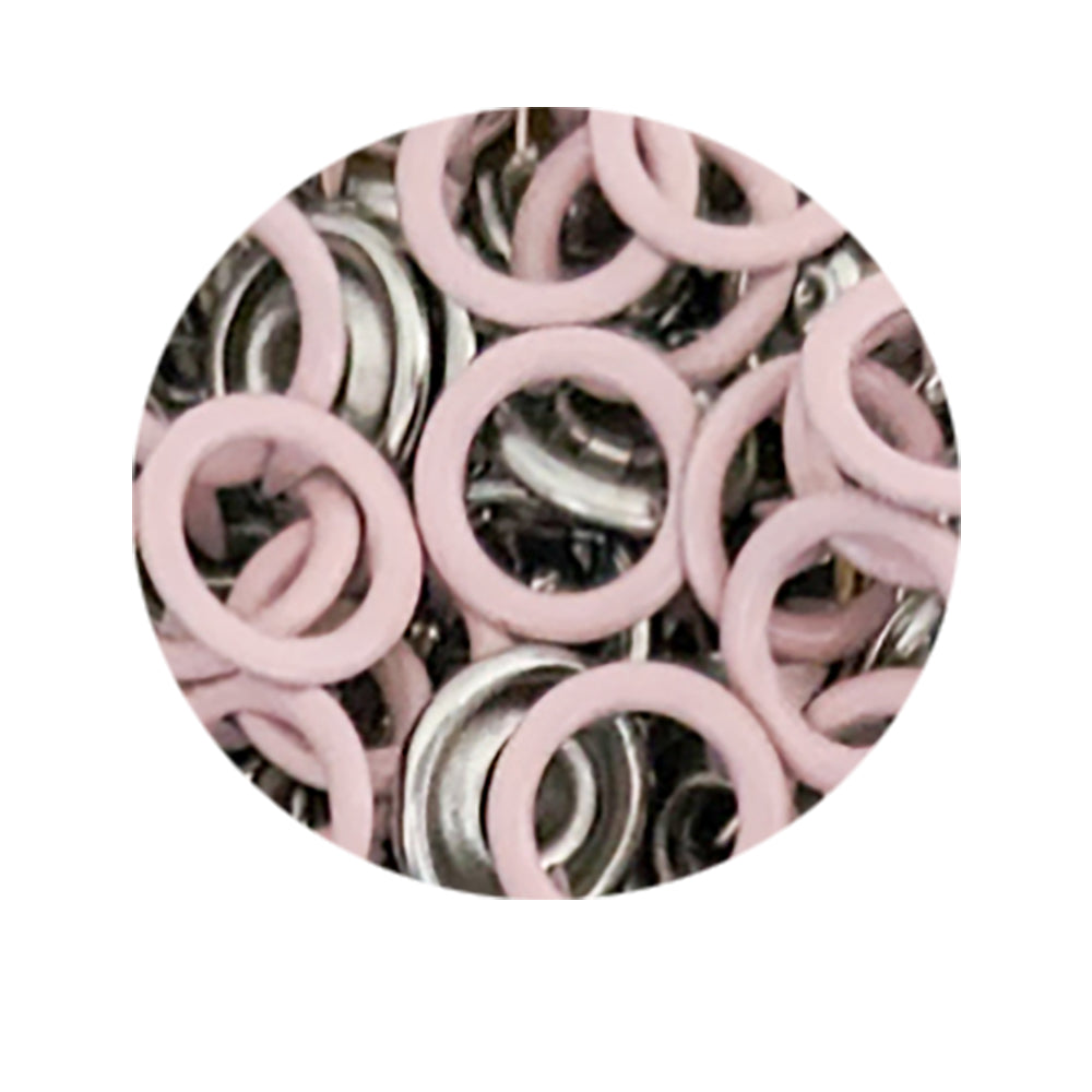 9.5 mm Prong Open Ring Snaps in 15 colors- 50 Sets
