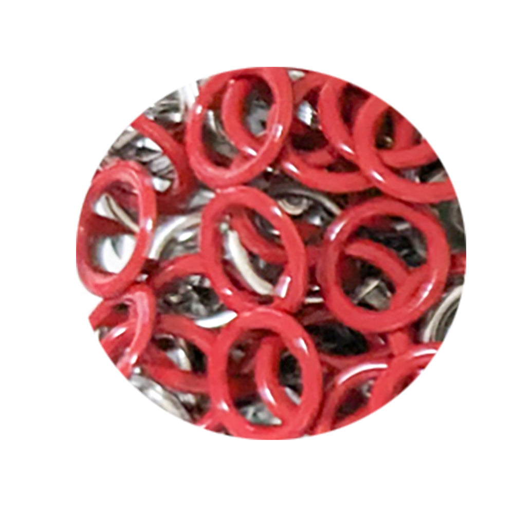 9.5 mm Prong Open Ring Snaps in 15 colors- 50 Sets