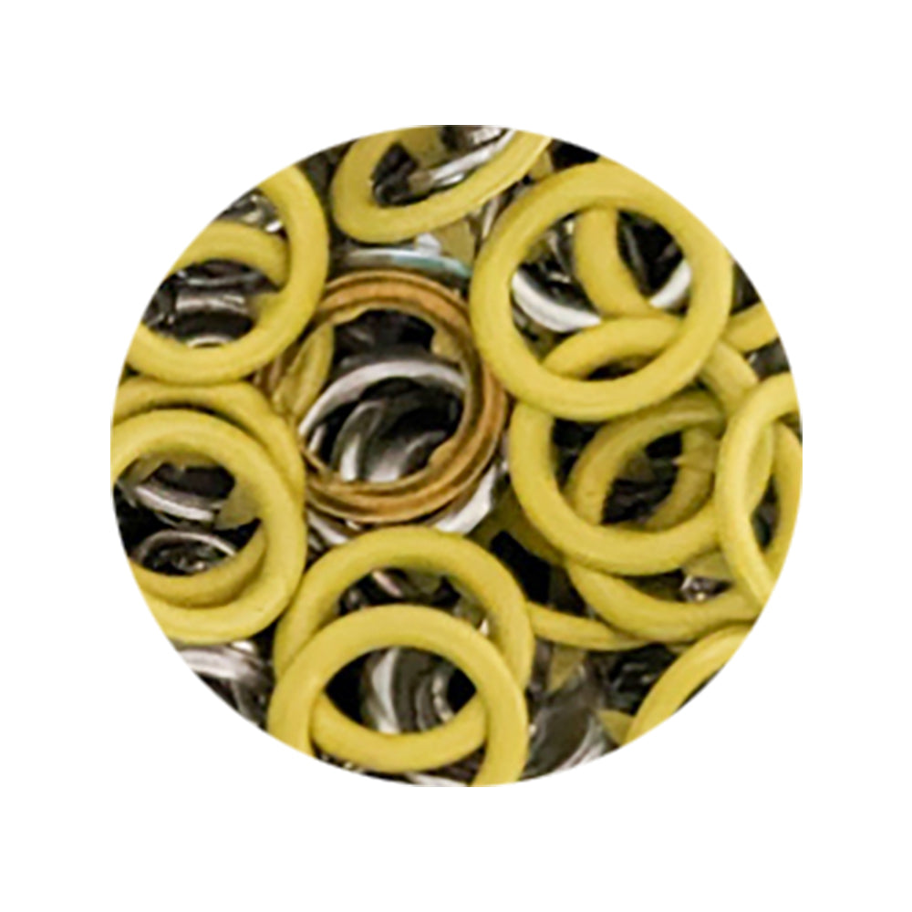9.5 mm Prong Open Ring Snaps in 15 colors- 50 Sets