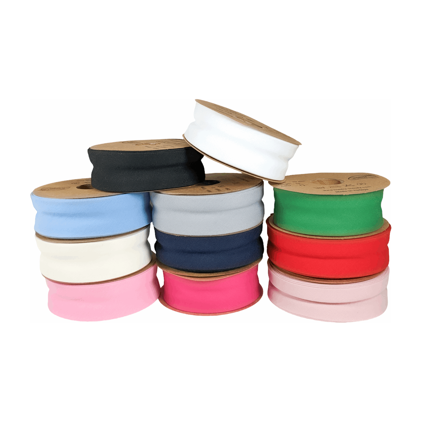 3 cm Wide 10 meter Long 100% Cotton Bias Binding Tape (Single Fold) 30mm- (1 3/16inch) 10meters (10. 7 Yards) for Sewing, Seaming, Binding, Hemming, Piping, Quilting