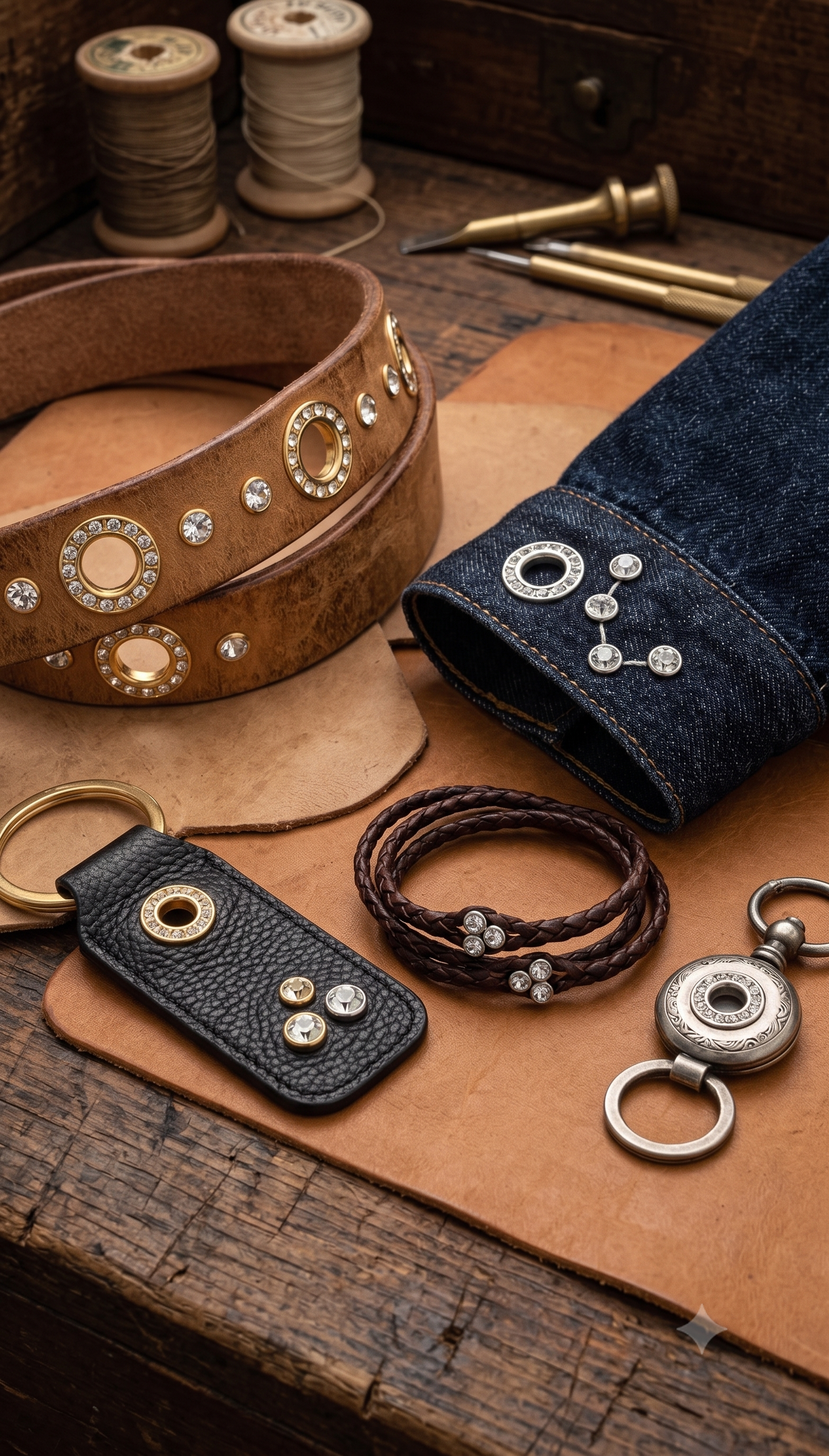 Complete Crystal Eyelet & Rivet Hand Press Kit | Hobby Trendy