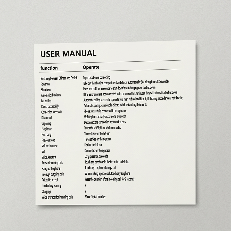 NEW-V66 Wireless Earbuds - Bluetooth 5.4 TWS Earphones with ENC Noise Reduction, 30H Playtime, IPX5 Waterproof - Black