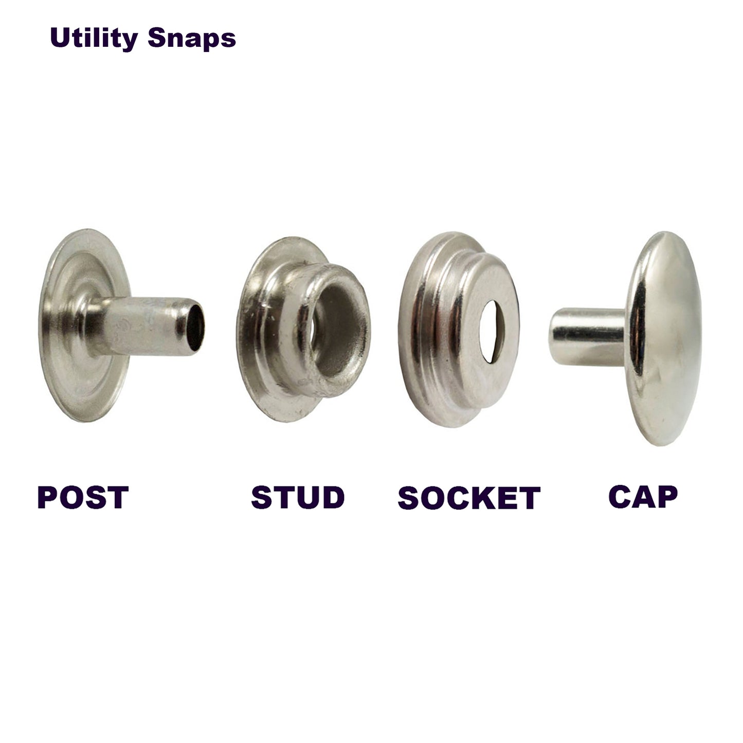 Hobby Trendy Ultimate Snap Button Die Set with Manual Hand Press Machine and 100 sets of matching snap buttons ( 800 Total)