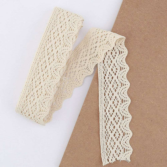 5mt cotton crochet lace vintage trimming (333)