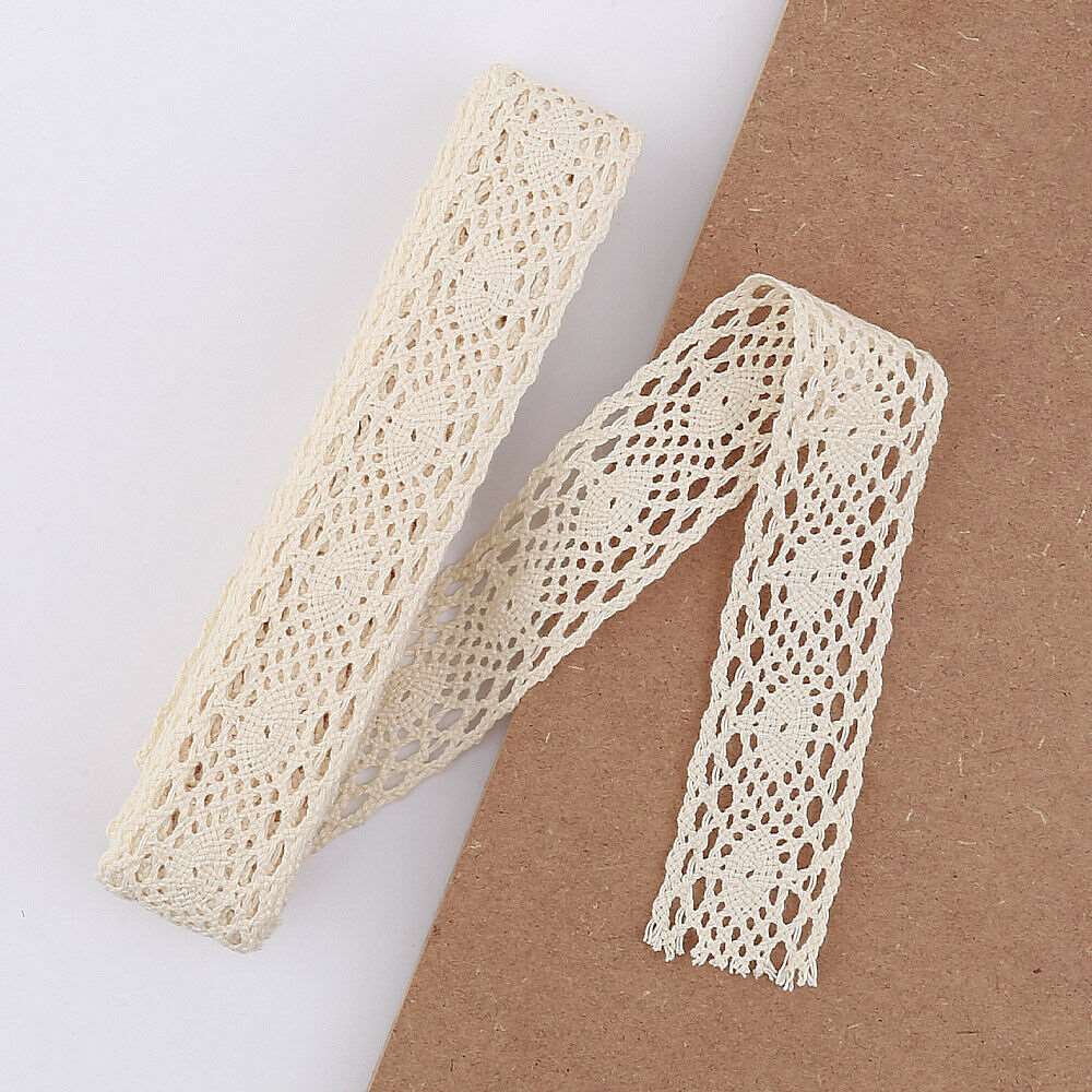 5mt cotton crochet lace vintage trimming (9553)