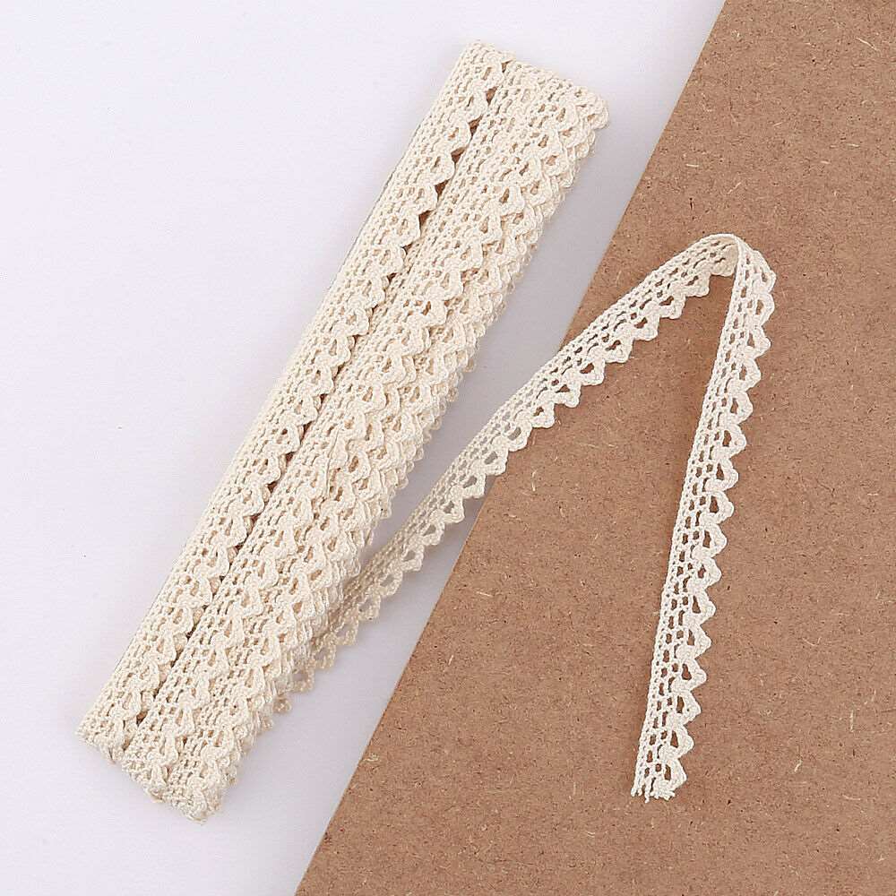 cotton crochet lace trimming - 5 mt (s169)
