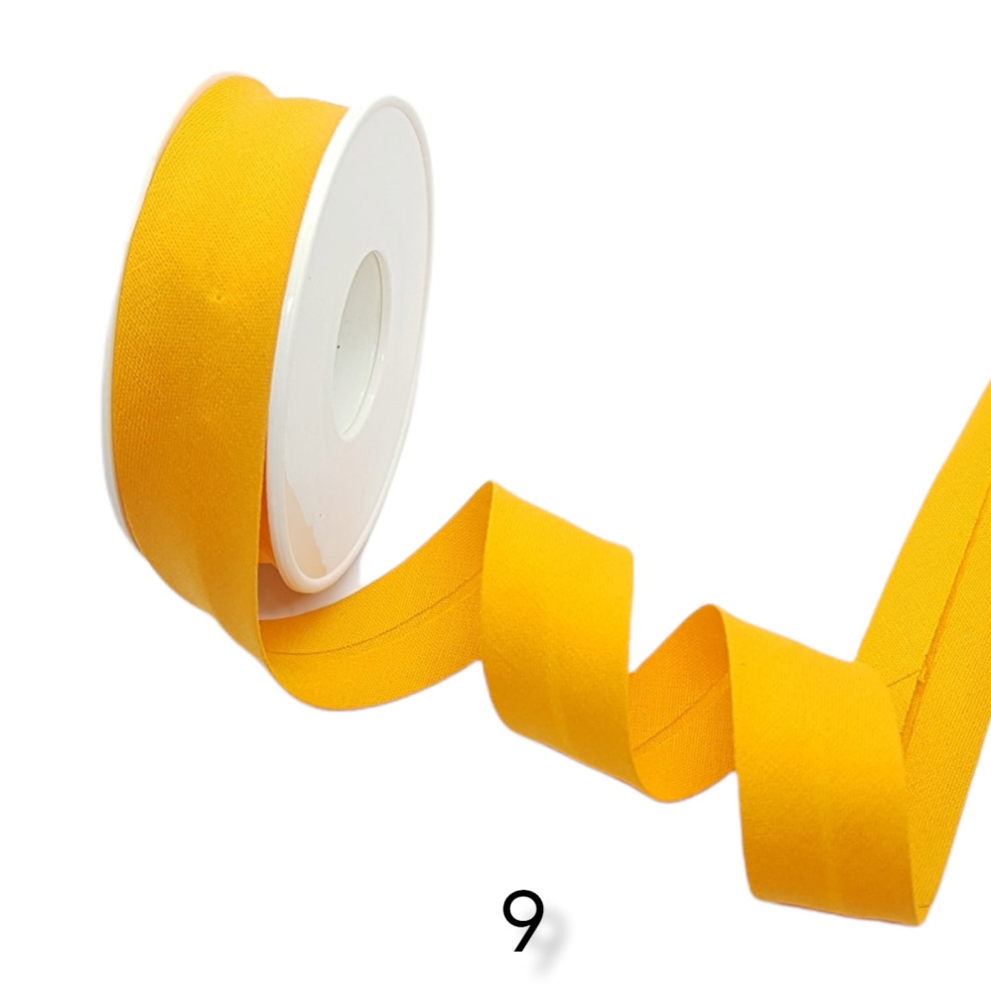 hobby trendy 100% cotton bias binding tape (single fold) 20mm-13/16inch (5meters- 5.46yards) for sewing, seaming, binding, hemming, piping, quilting 09 orange