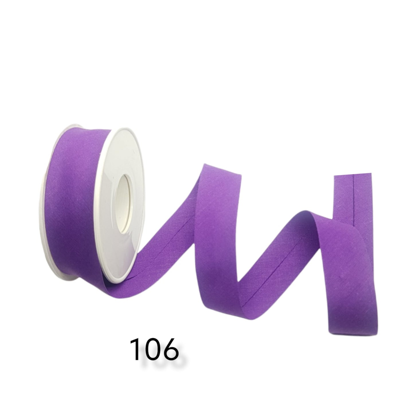 hobby trendy 100% cotton bias binding tape (single fold) 20mm-13/16inch (5meters- 5.46yards) for sewing, seaming, binding, hemming, piping, quilting 106 purple