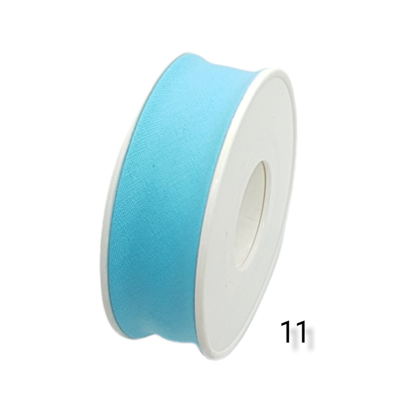 hobby trendy 100% cotton bias binding tape (single fold) 20mm-13/16inch (5meters- 5.46yards) for sewing, seaming, binding, hemming, piping, quilting 11 light turquoise