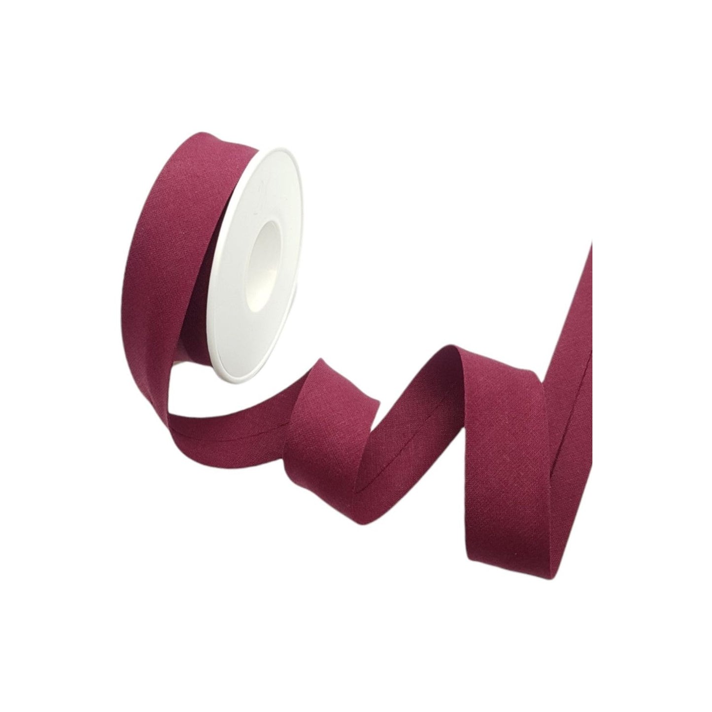 hobby trendy 100% cotton bias binding tape (single fold) 20mm-13/16inch (5meters- 5.46yards) for sewing, seaming, binding, hemming, piping, quilting 28 burgundy