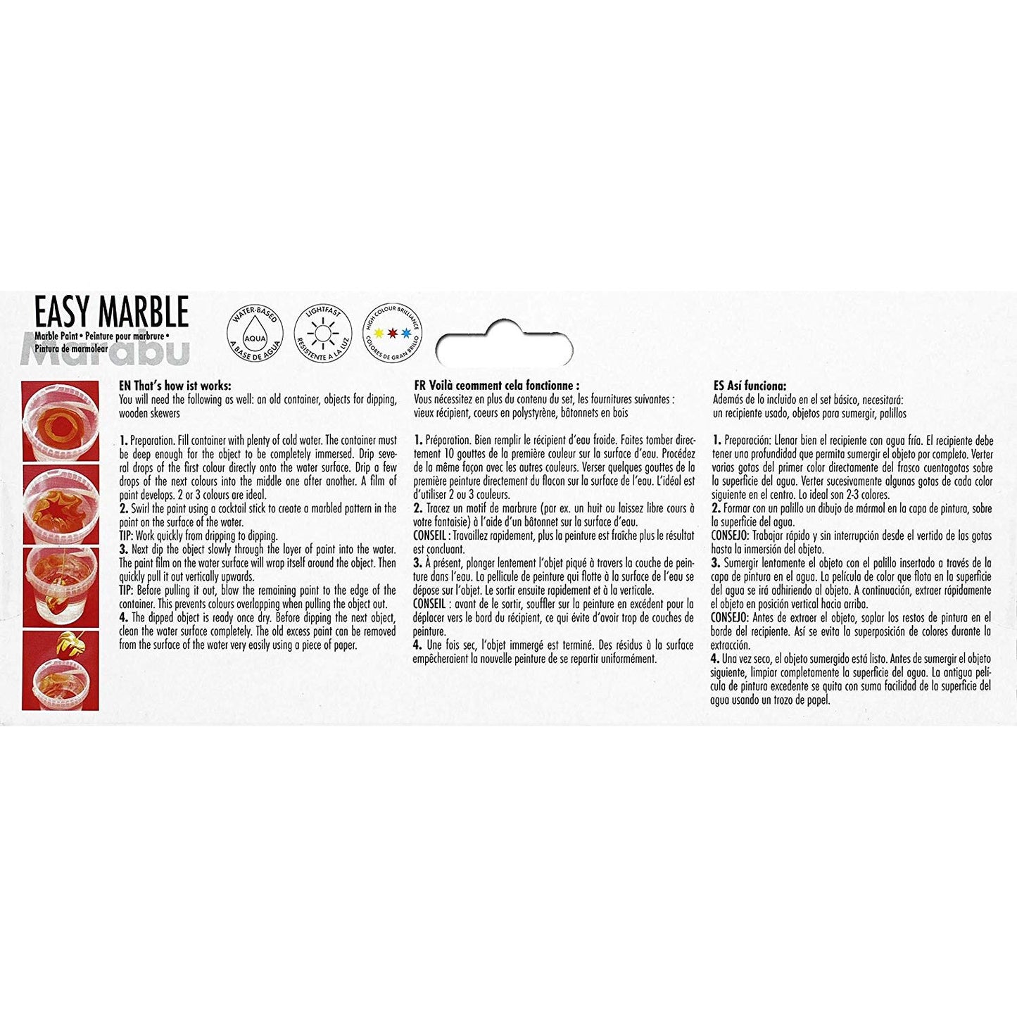 marabu easy marble paint starter set