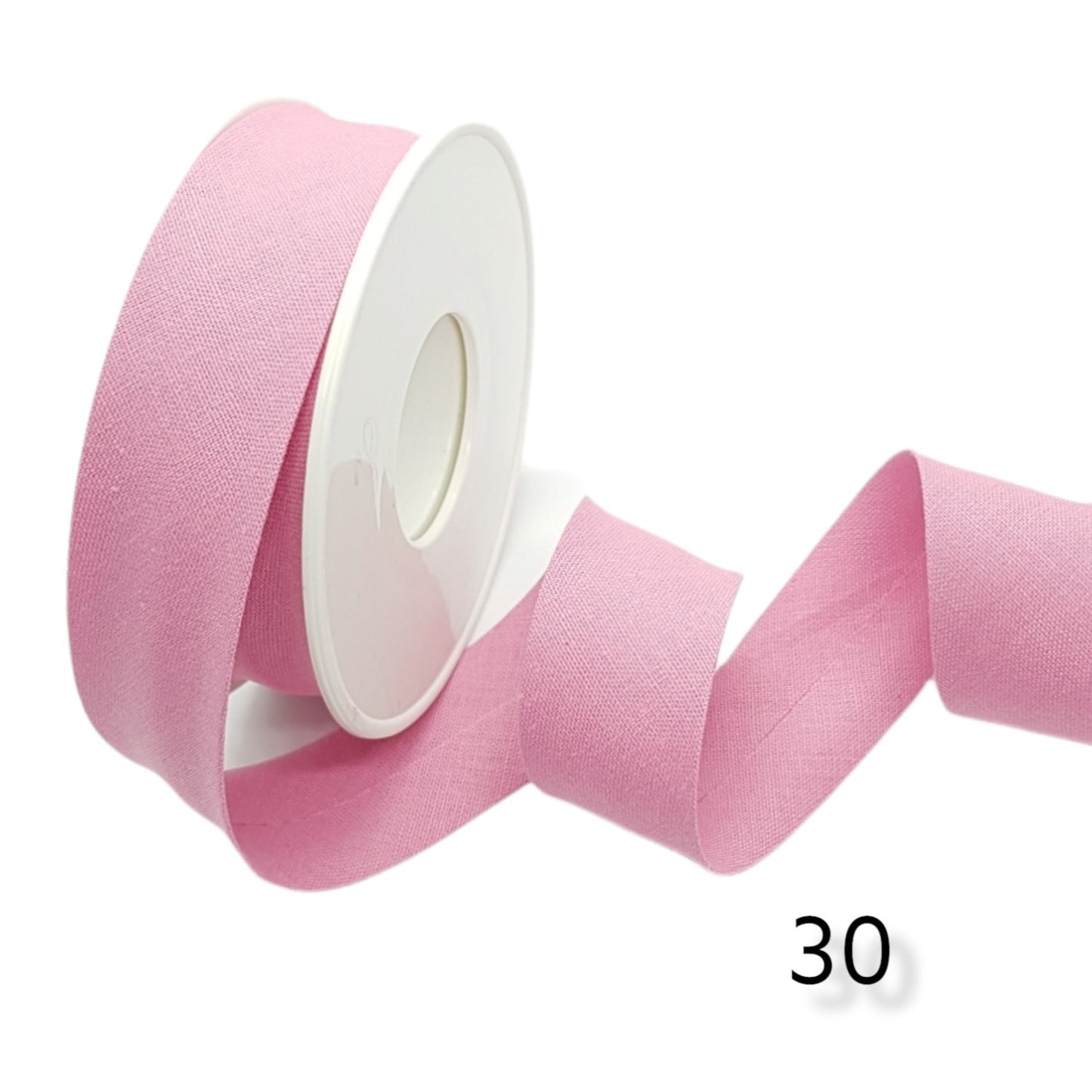 hobby trendy 100% cotton bias binding tape (single fold) 20mm-13/16inch (5meters- 5.46yards) for sewing, seaming, binding, hemming, piping, quilting 30 pink