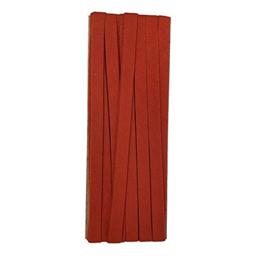 double fold cotton bias binding tape 10mm- 3/8inch (5yds) 5 yards / orange