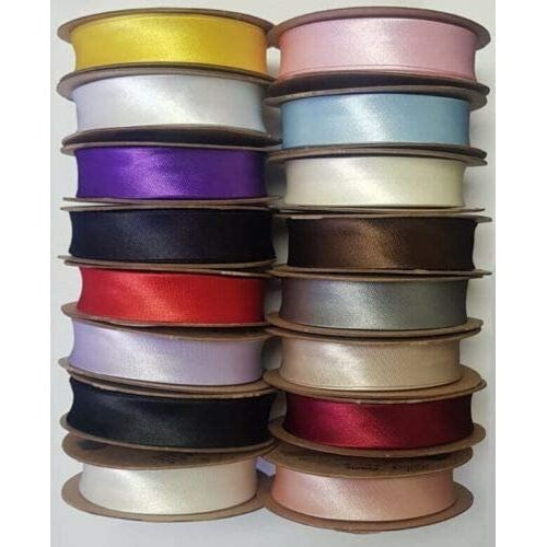 polyester satin bias binding tape (single fold) 20mm-13/16inch (10meters-10.93yds)
