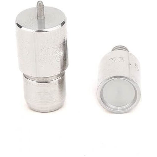 essential rivet setting kit with hand press machine 4 rivet dies and 2 mm hole punch leather rivets single round cap metal stud fasteners for bag belt wallet jeans