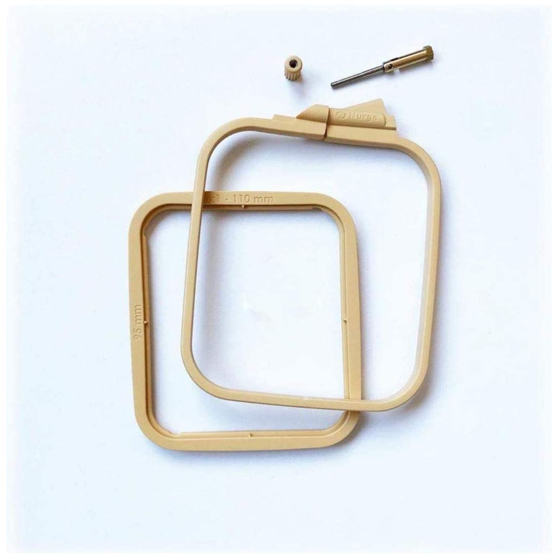 plastic square embroidery hoops, cross stich hoop, hoops for craft projects, punch needle hoop