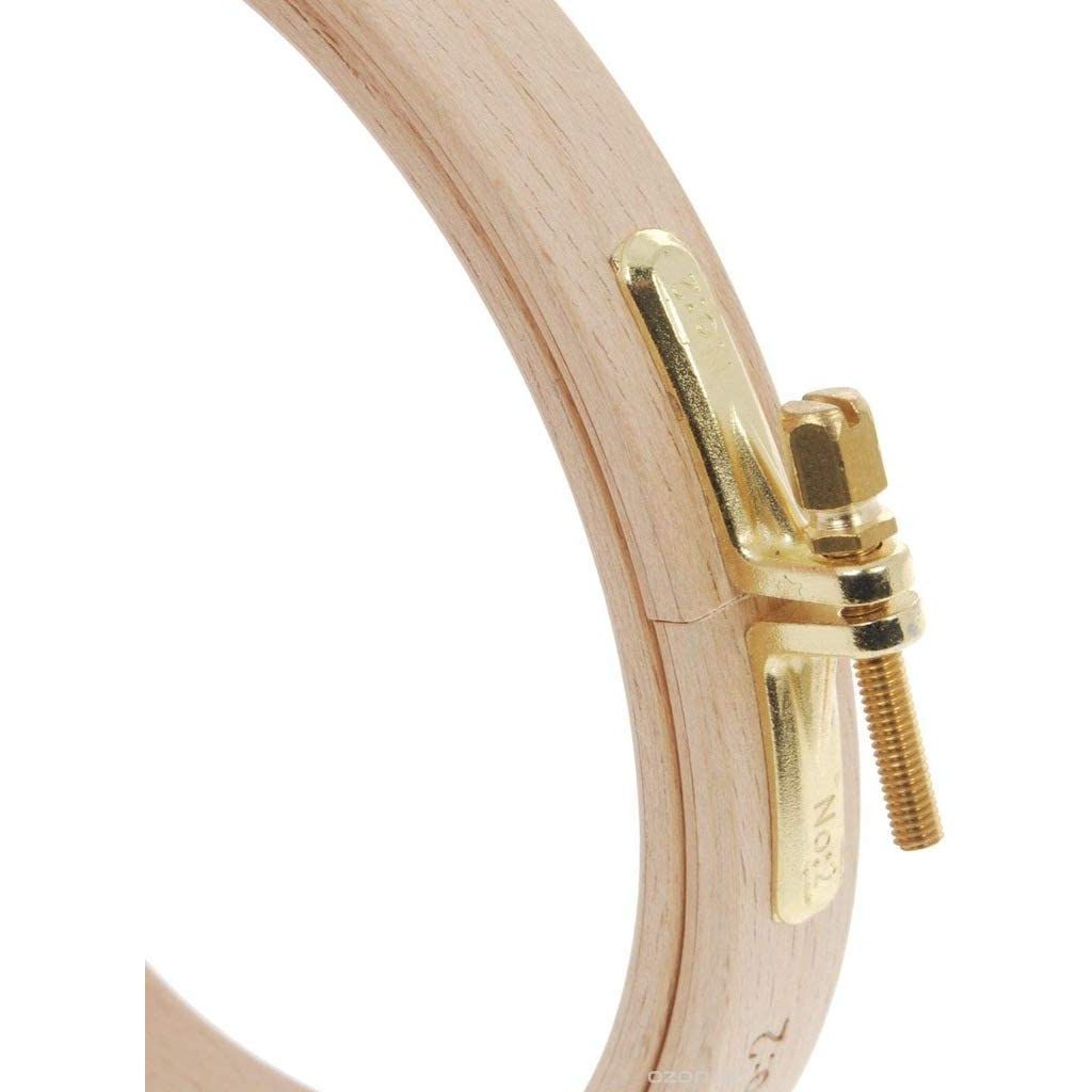 natural beech wood round quilt 16mm embroidery hoop