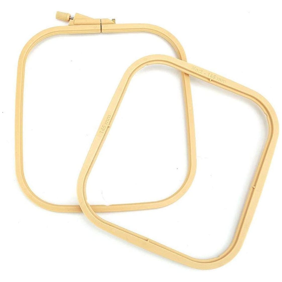 plastic square embroidery hoops, cross stich hoop, hoops for craft projects, punch needle hoop