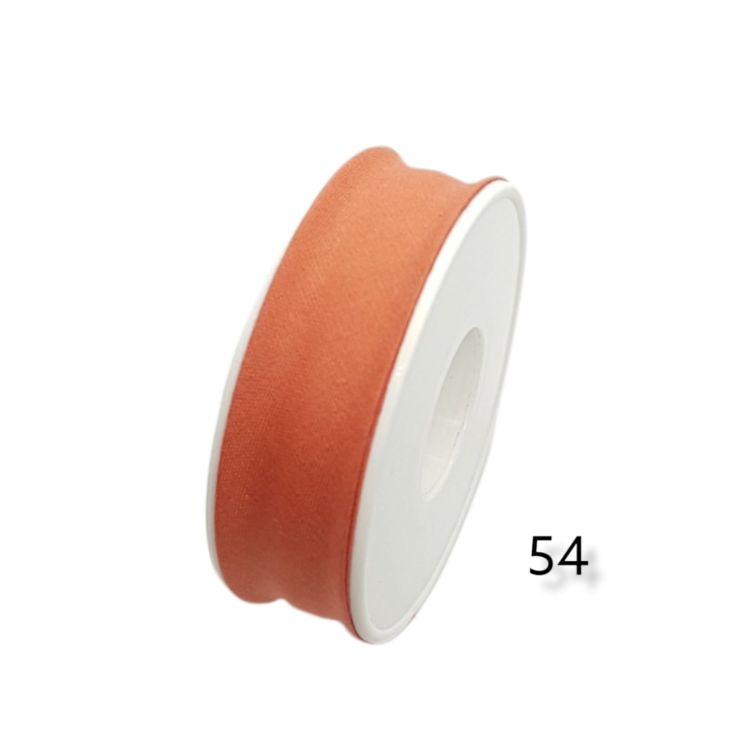 hobby trendy 100% cotton bias binding tape (single fold) 20mm-13/16inch (5meters- 5.46yards) for sewing, seaming, binding, hemming, piping, quilting 54 orange