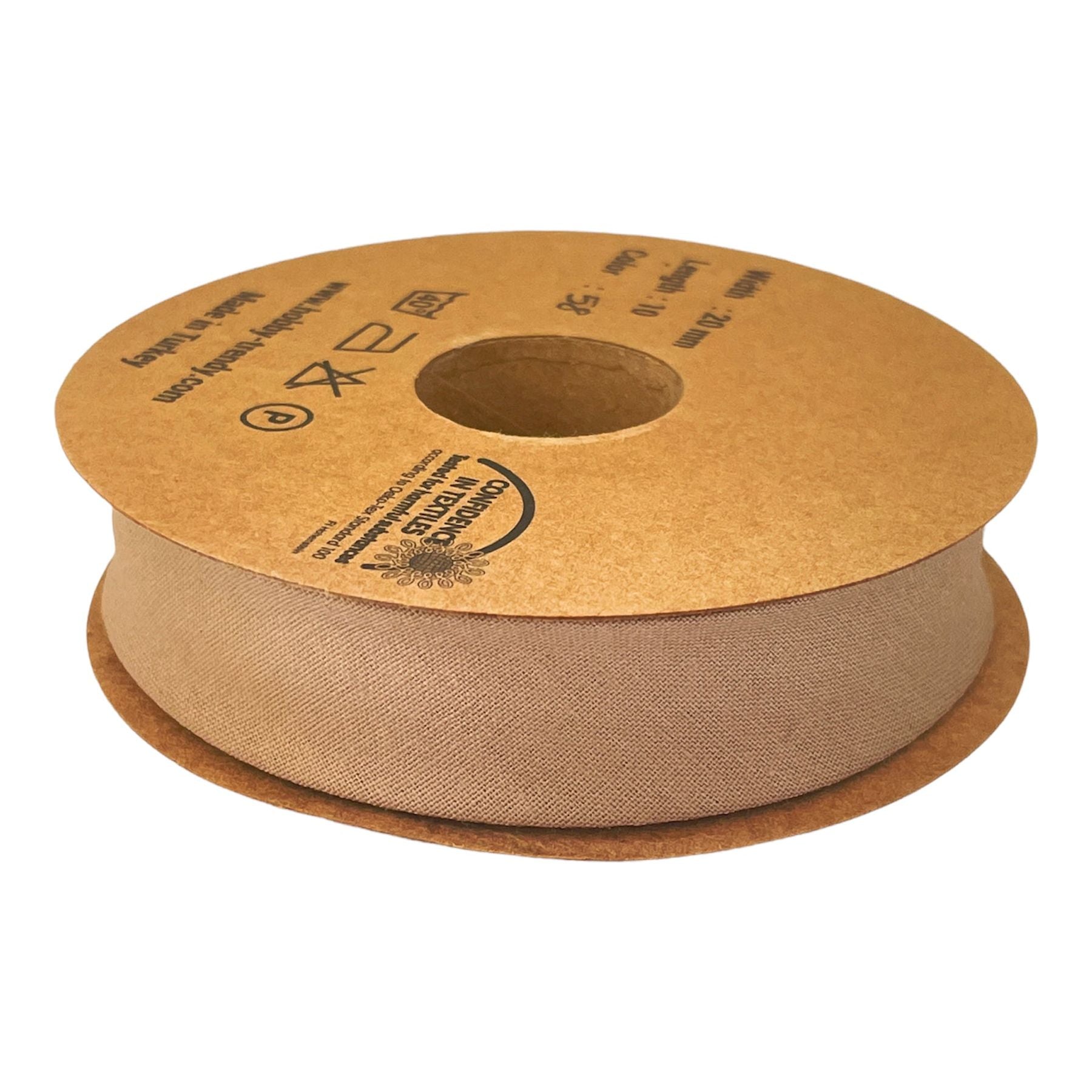 hobby trendy 100% cotton bias binding tape (single fold) 20mm-13/16inch (10meters-10.93yards) for sewing, seaming, binding, hemming, piping, quilting