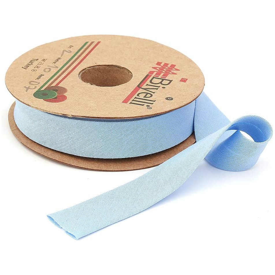 hobby trendy set of 3 cotton bias binding tape (single fold) 20mm-13/16inch (10meters-10.93yards each) 30meters /32.79 yards