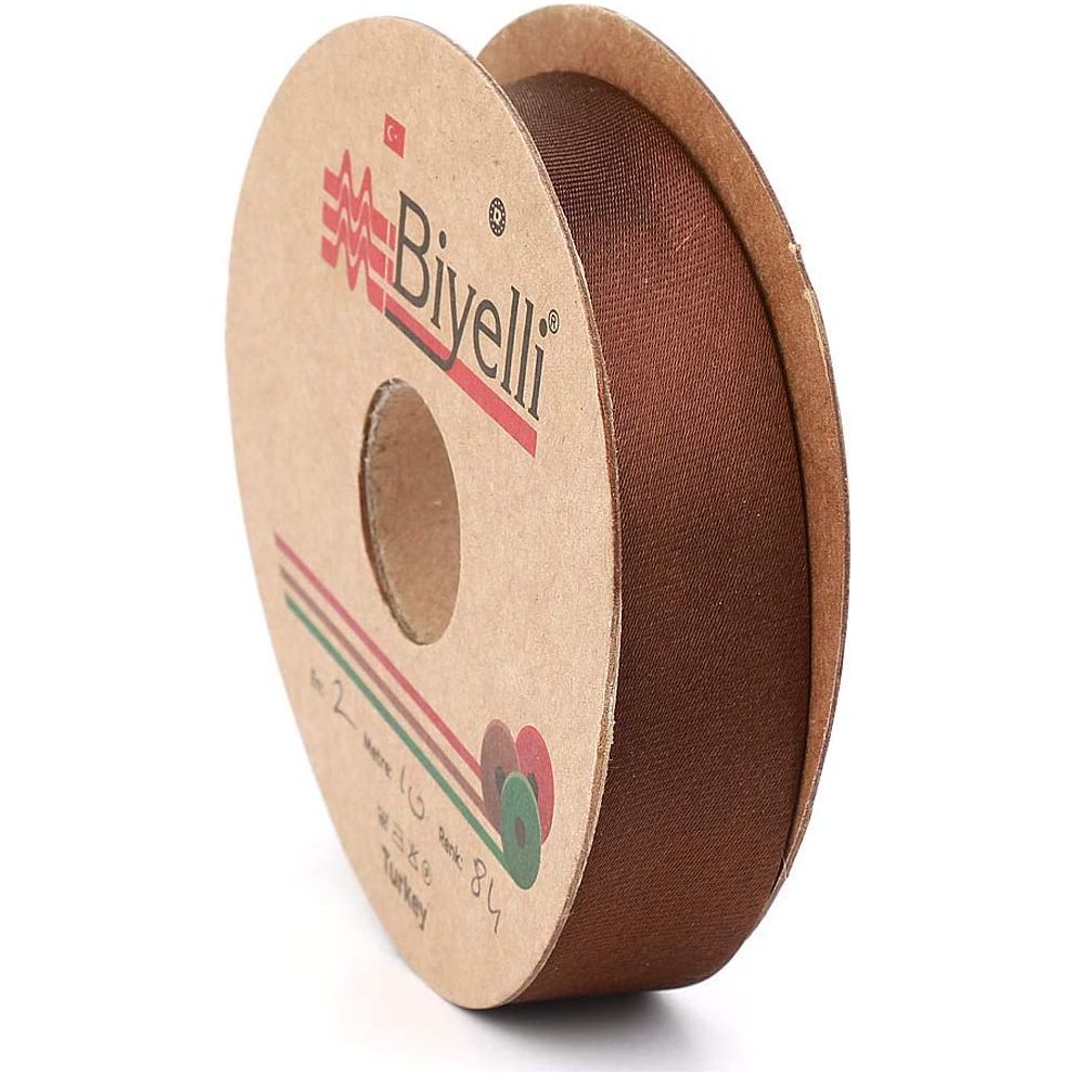 polyester satin bias binding tape (single fold) 20mm-13/16inch (10meters-10.93yds)
