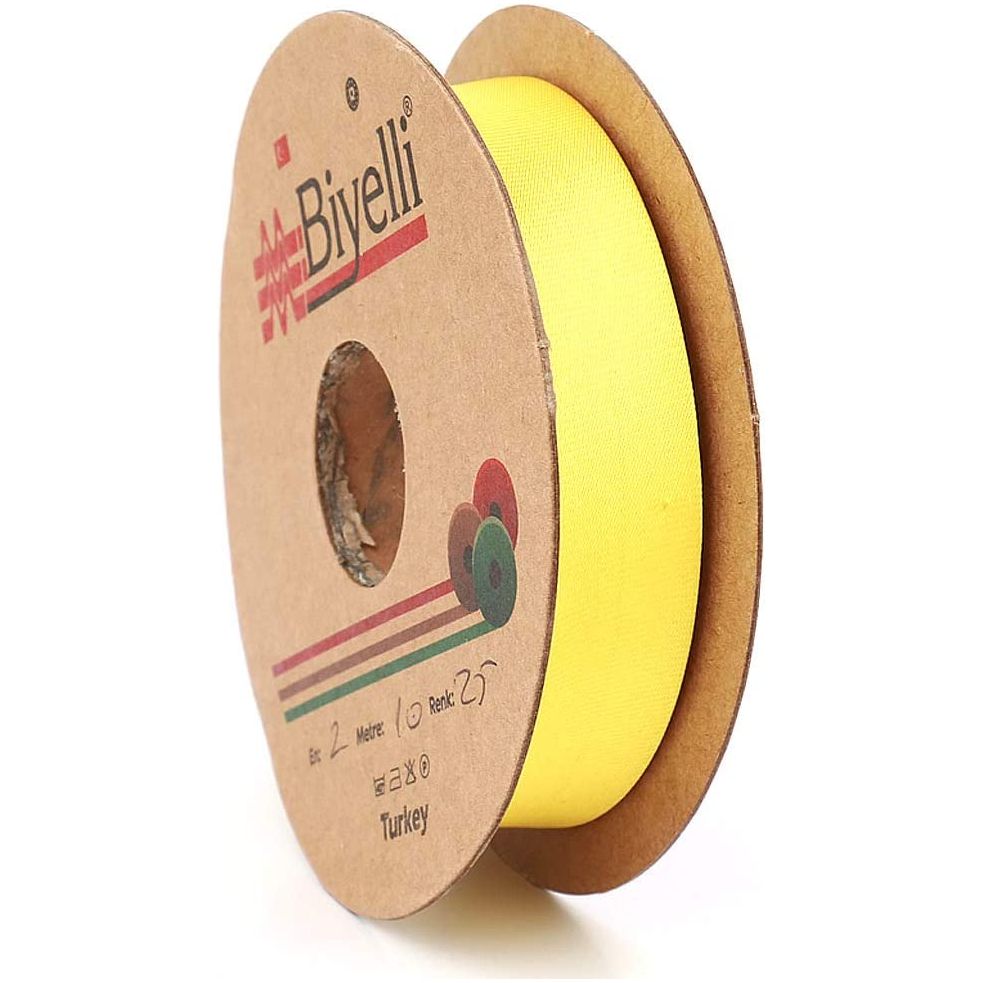 polyester satin bias binding tape (single fold) 20mm-13/16inch (10meters-10.93yds)
