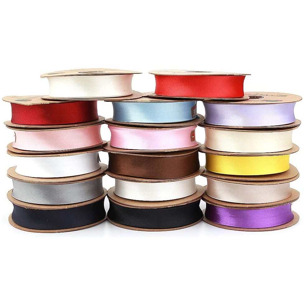 polyester satin bias binding tape (single fold) 20mm-13/16inch (10meters-10.93yds)