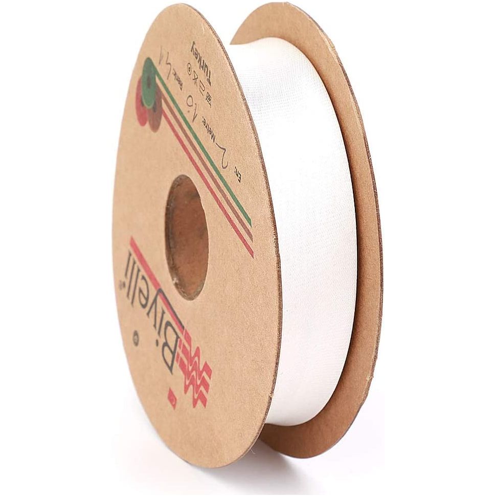 polyester satin bias binding tape (single fold) 20mm-13/16inch (10meters-10.93yds)