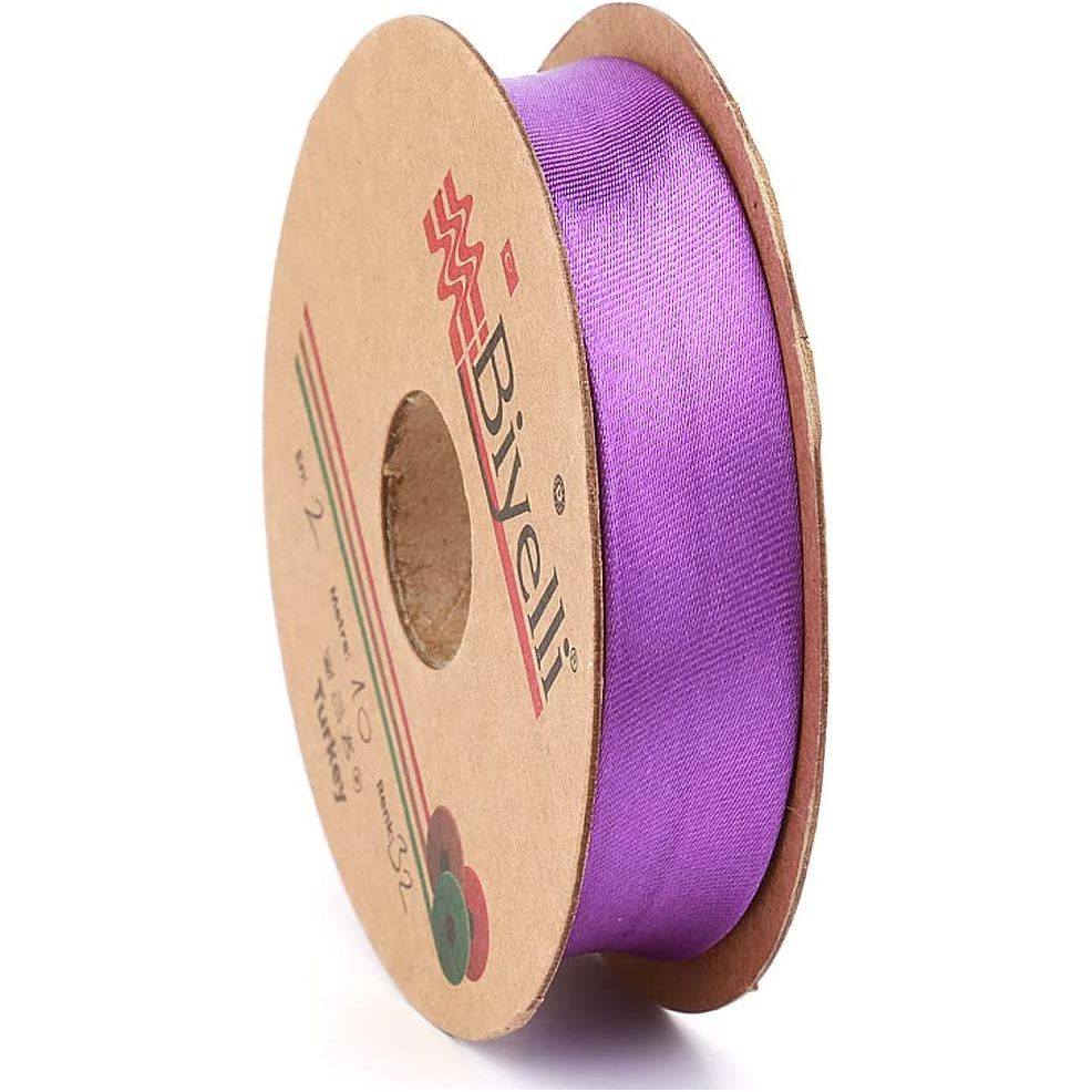 polyester satin bias binding tape (single fold) 20mm-13/16inch (10meters-10.93yds)