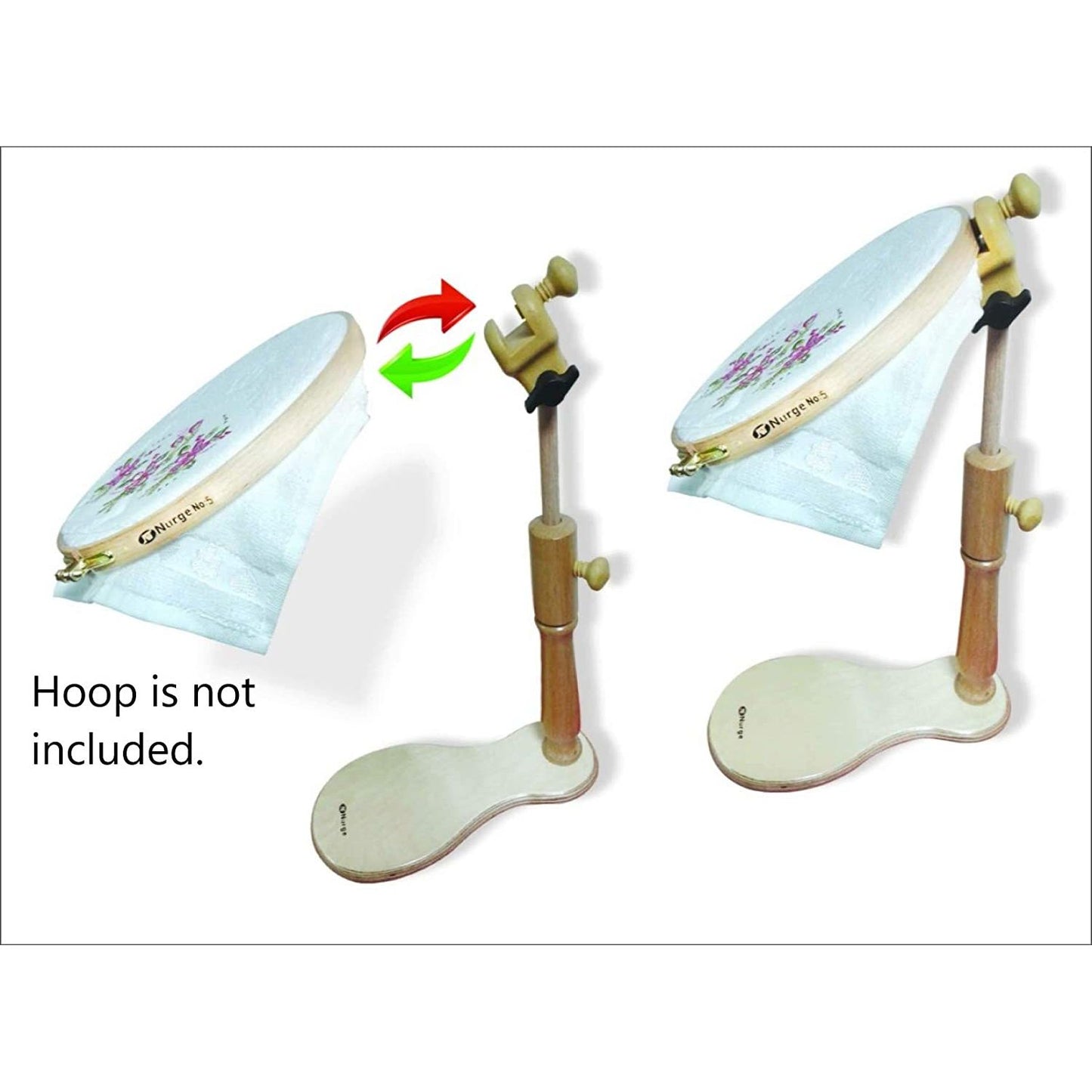 adjustable embroidery seat frame stand, perfect for small embroideries, cross stitch