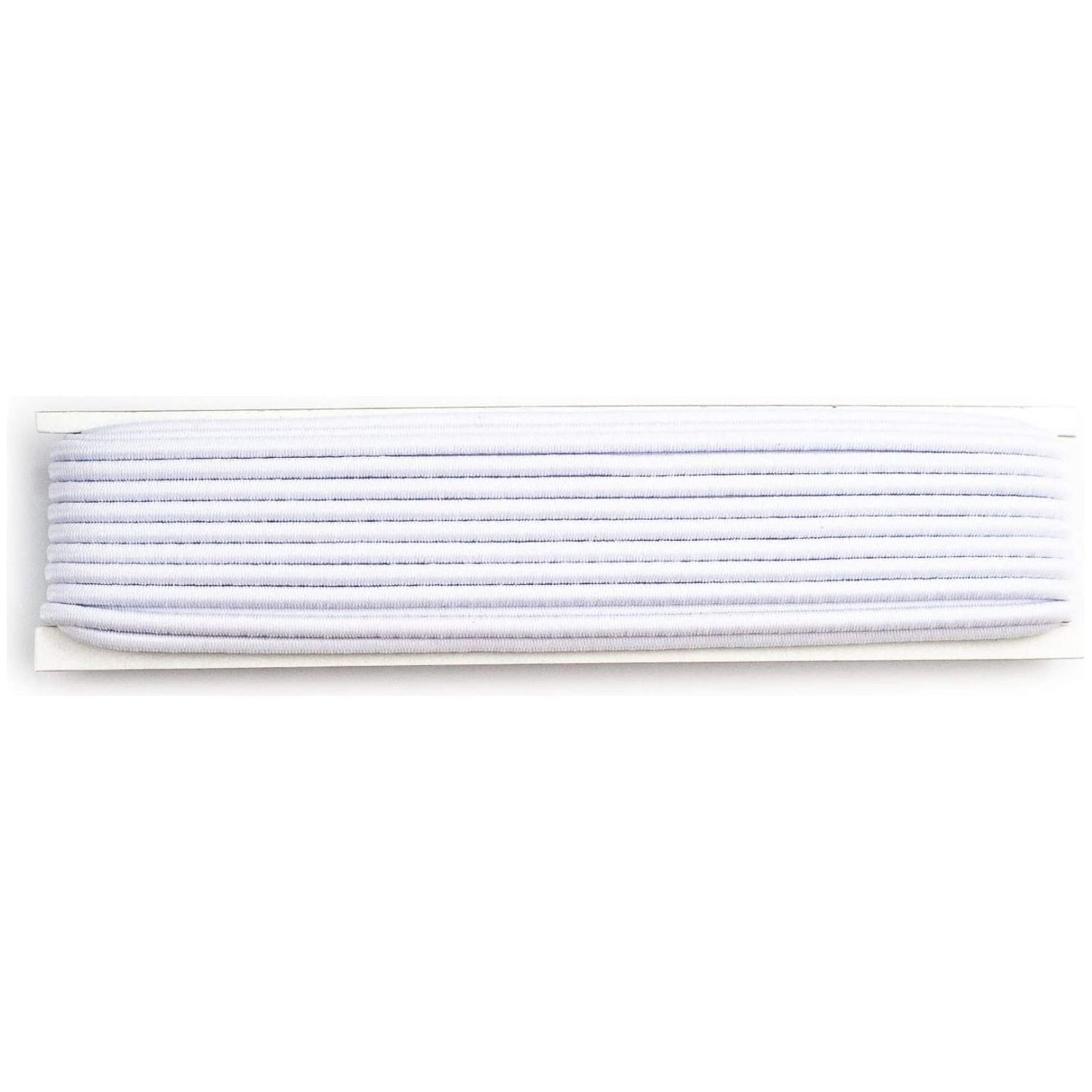 3mm round elastic band, stretch strap cord for sewing and crafting, elastic rope for diy white