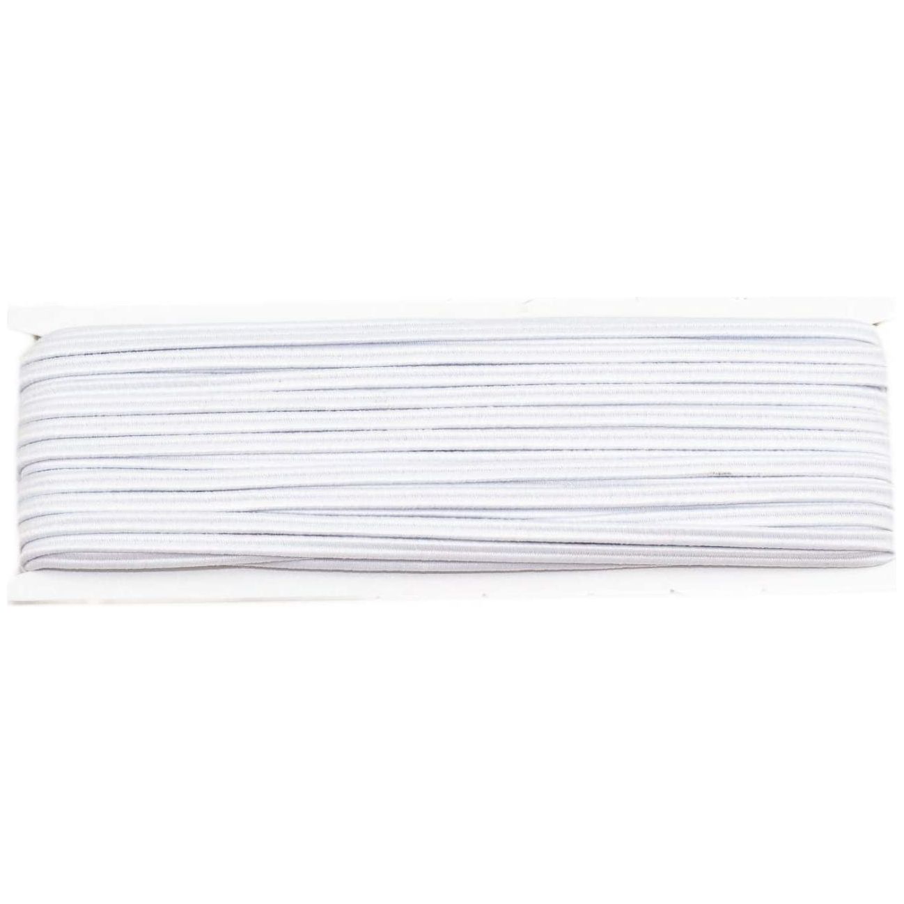 4mm bébé elastic band, stretch strap cord for sewing and crafting, elastic rope for diy ear band loop white