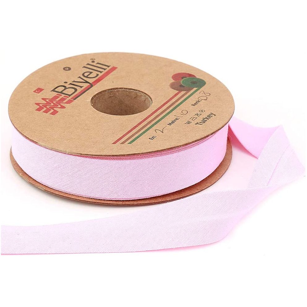 hobby trendy set of 3 cotton bias binding tape (single fold) 20mm-13/16inch (10meters-10.93yards each) 30meters /32.79 yards