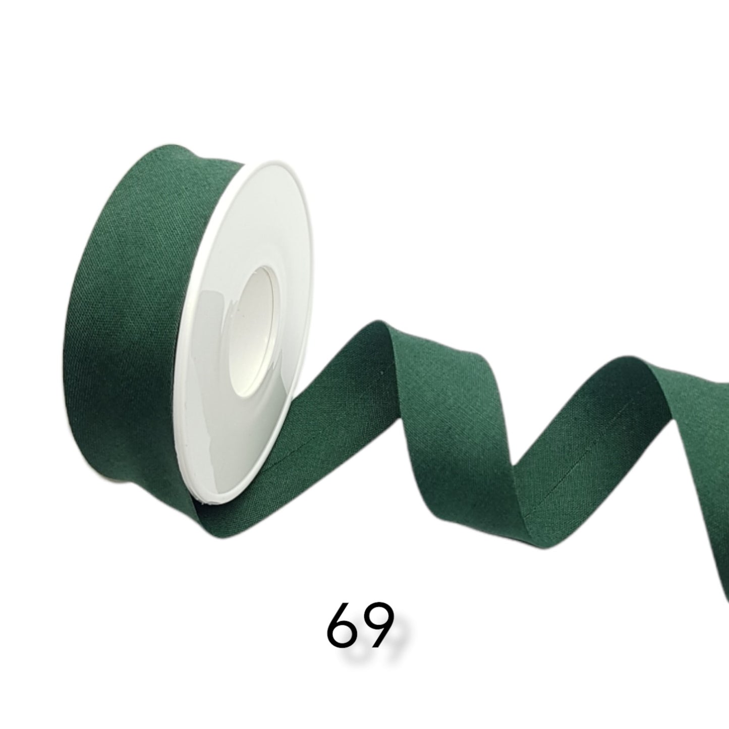 hobby trendy 100% cotton bias binding tape (single fold) 20mm-13/16inch (5meters- 5.46yards) for sewing, seaming, binding, hemming, piping, quilting 69 bottle green