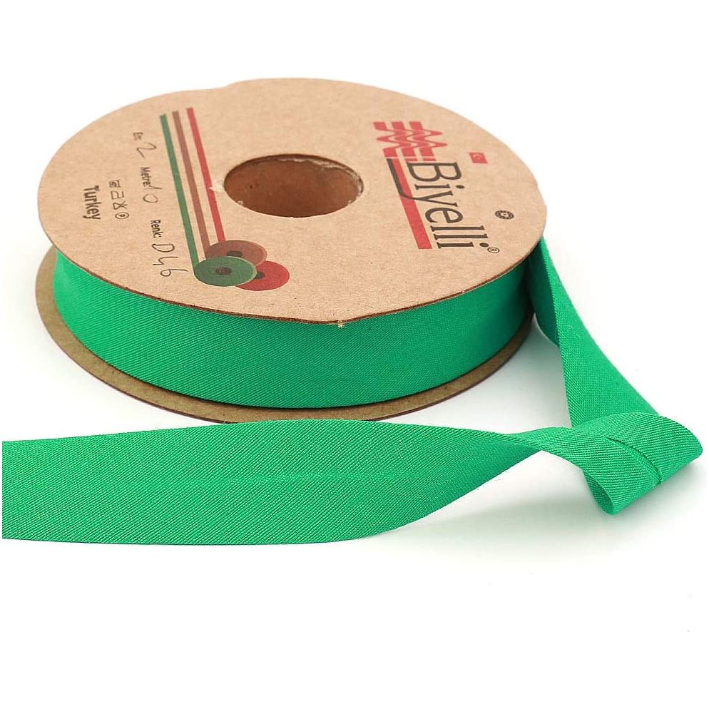 hobby trendy set of 3 cotton bias binding tape (single fold) 20mm-13/16inch (10meters-10.93yards each) 30meters /32.79 yards