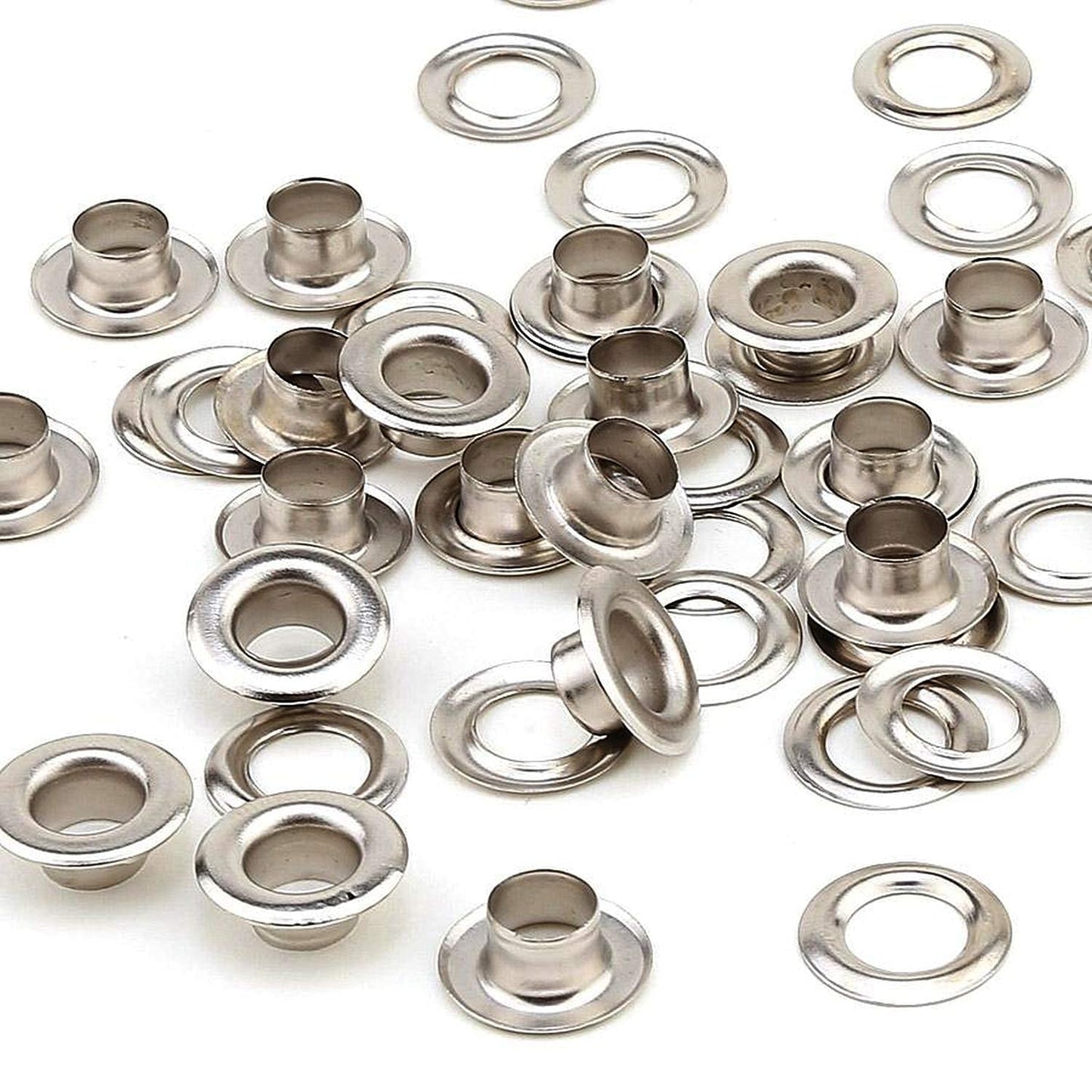 complete kit of 600 eyelets (#3#5#24) with hand press grommet machine, dies and hole punch